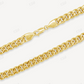 Yellow Gold Miami hip hop Cuban Link Chain For Him  customdiamjewel   