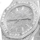 Lab Grown Diamond Watch Luxury Custom Bling Hip Hop Iced Out Watches White Gold Plated Watch For Rappers  customdiamjewel   