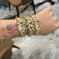 Gold Plated Cuban Chain Type Bracelet hip hop jewelry CustomDiamJewel   