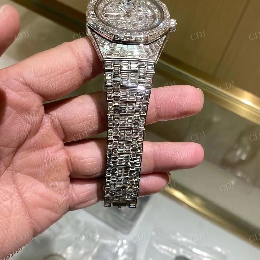 Fully Bugatte Diamond AP Iced Out Watch  customdiamjewel   