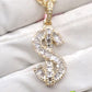 Doller Sign Hip Hop Diamond Pendant  CustomDiamJewel   