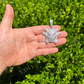 White Gold Gengar Pokemon Pendant  customdiamjewel   