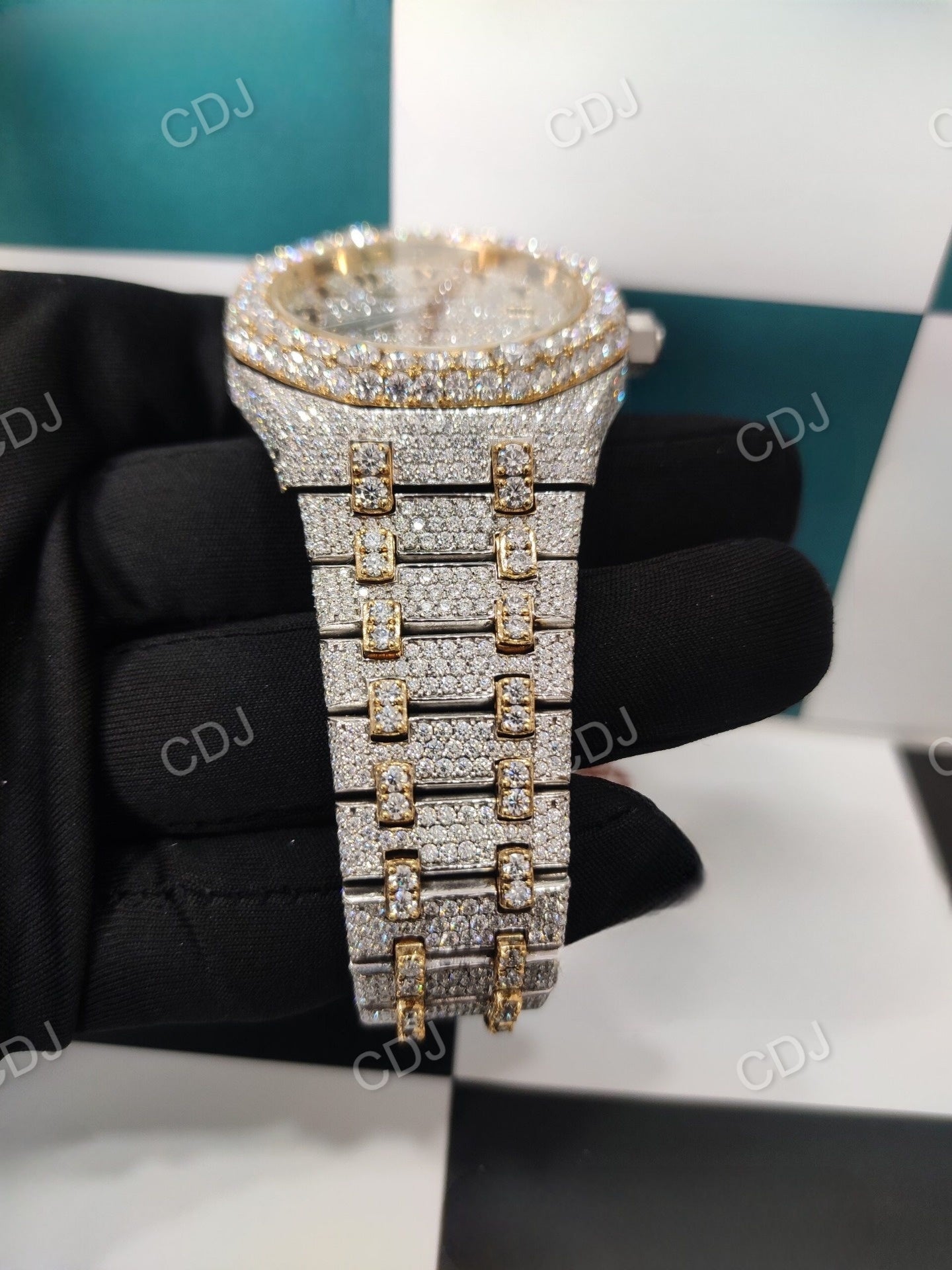 WATCH 90 DAY Warranty buy high-end prototypes. Real Lab Diamonds & Real Gold 4x's o