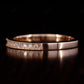 2.00MM Round Cut Lab Grown Diamond Milgrain Wedding Band  customdiamjewel   