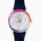 Custom Rainbow Bezel Rolex Diamond Watch  customdiamjewel   