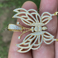 Iced Out Butterfly Pendant For Women  customdiamjewel   