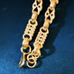 Vintage Pulley Link Gold Chain hip hop jewelry CustomDiamJewel