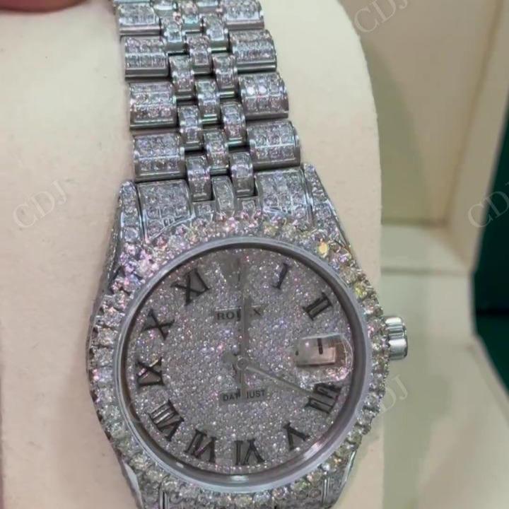 Diamond Rolex Iced Out Cool Watches hip hop jewelry CustomDiamJewel   