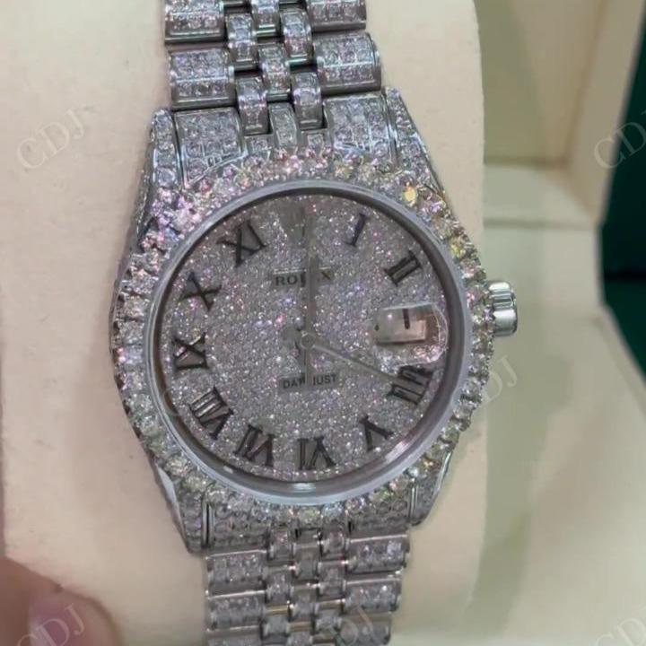 Diamond Rolex Iced Out Cool Watches hip hop jewelry CustomDiamJewel   