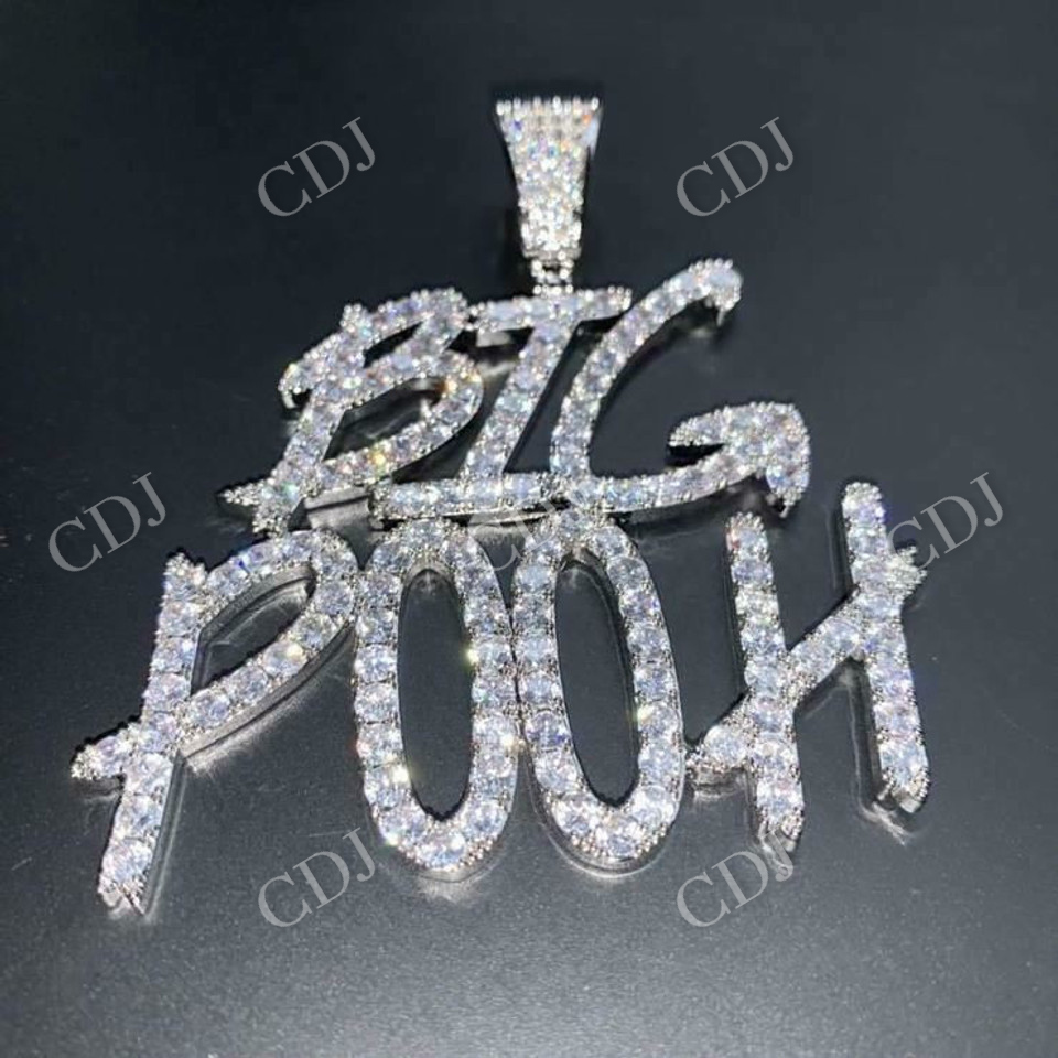 Custom Made Hip Hop Iced Out Pendant  customdiamjewel   