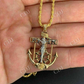 Jesus Crucifix & Anchor Piece & Rope Chain Pendant  customdiamjewel   