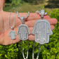 Hand Hamsa Iced Baguette Diamond Hip Hop Pendant  customdiamjewel   