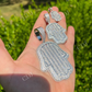 Hand Hamsa Iced Baguette Diamond Hip Hop Pendant  customdiamjewel   