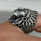 Large Indian Head Chief Biker Ring  customdiamjewel   