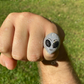 Alien Head Emoji Mens Iced Diamond Ring  customdiamjewel   