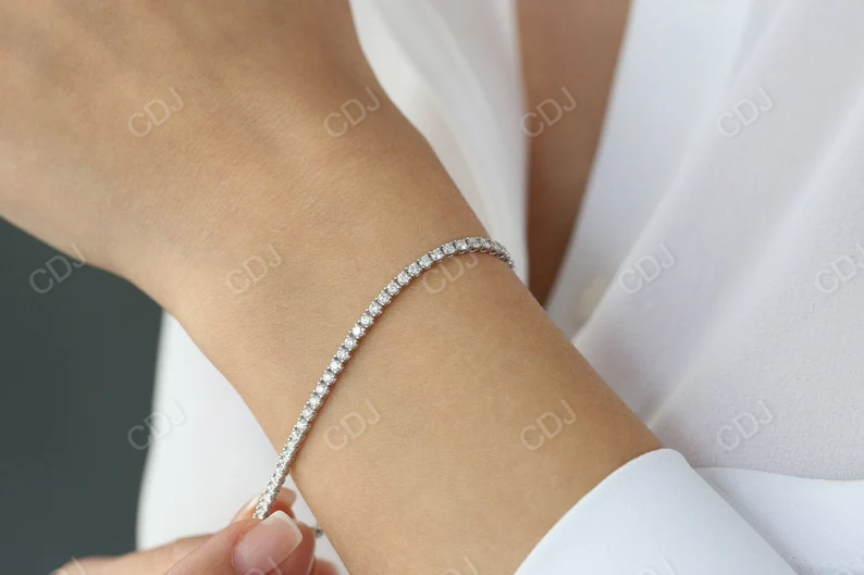 2.5CTW Moissanite Tennis Diamond Bracelet  customdiamjewel   