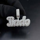 Sterling Silver Iced Out Diamond Indo Pendant hip hop jewelry CustomDiamJewel   