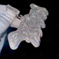 Baguette Diamonds Fully Iced Out Moissanite Pendant  customdiamjewel   