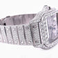 Cartier Skeleton Fully Diamond Iced Out Watch  customdiamjewel   