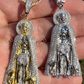 Saint St Lazarus Iced Out Hip Hop Pendant  customdiamjewel   