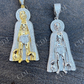 Saint St Lazarus Iced Out Hip Hop Pendant  customdiamjewel   