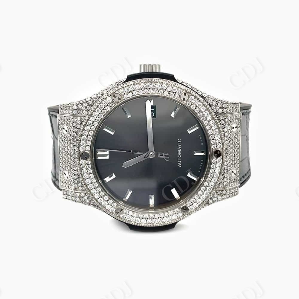 Hublot Custom Diamond Wrist Watch  customdiamjewel   