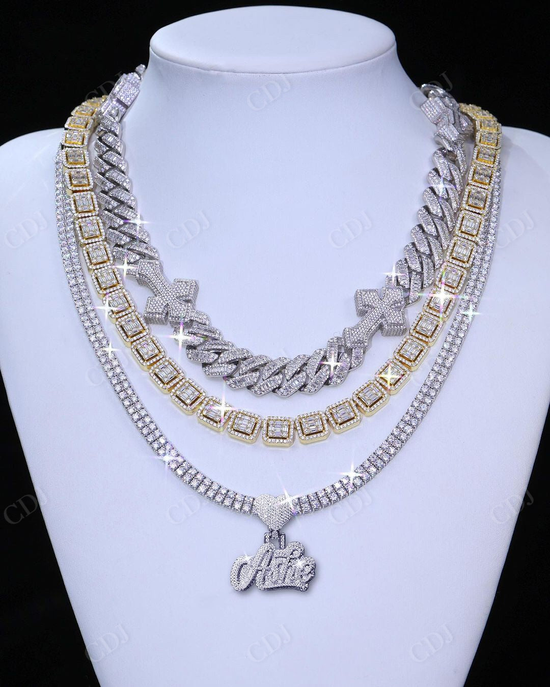 Hip Hop Iced Out Diamond Trendy Chain hip hop jewelry CustomDiamJewel   