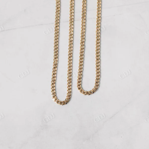 Gold Plated Hip Hop Miami Cuban Chain Necklace  customdiamjewel   