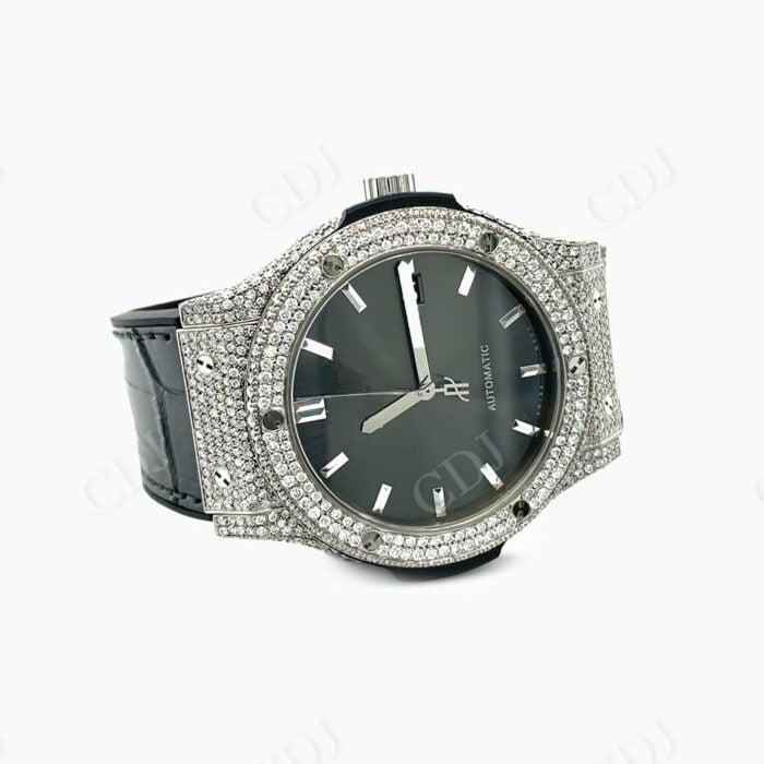 Hublot Custom Diamond Wrist Watch  customdiamjewel   