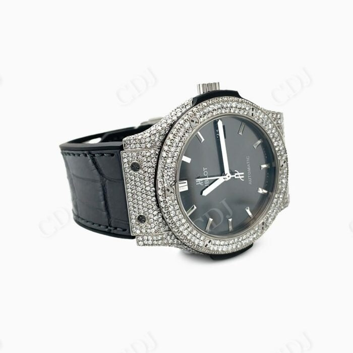 Hublot Custom Diamond Wrist Watch  customdiamjewel   