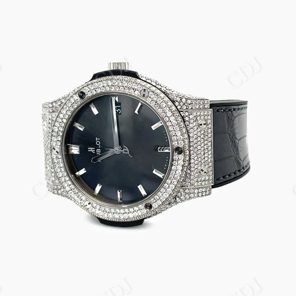 Hublot Custom Diamond Wrist Watch  customdiamjewel   