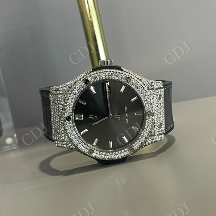 Hublot Custom Diamond Wrist Watch  customdiamjewel   