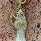 Fully Iced Santa Muerte Grim Reaper Death Pendant  customdiamjewel   