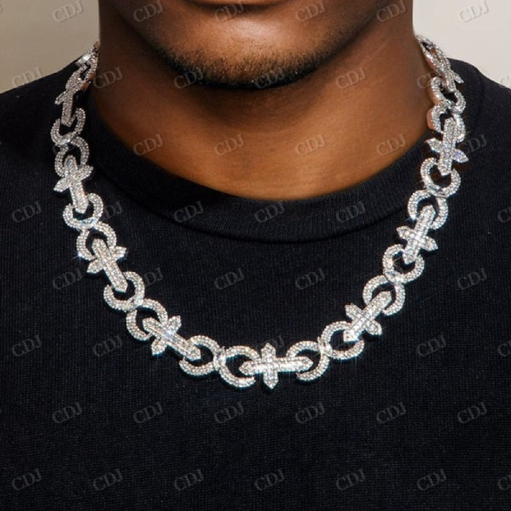 Hip Hop Moissanite Custom Chain  CustomDiamJewel   