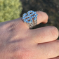 Nugget Dollar Sign Men's Ring  customdiamjewel   