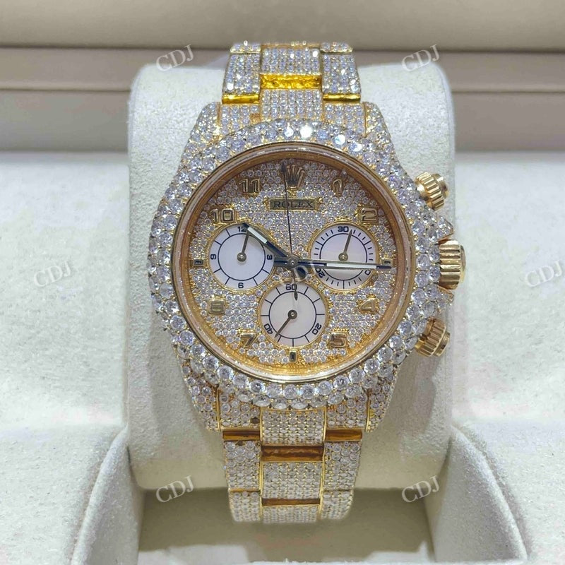 Natural Diamond Customized AP Chrono Watch  customdiamjewel   