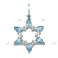 VVS Moissanite Diamond Star Design Female Pendant hip hop jewelry CustomDiamJewel