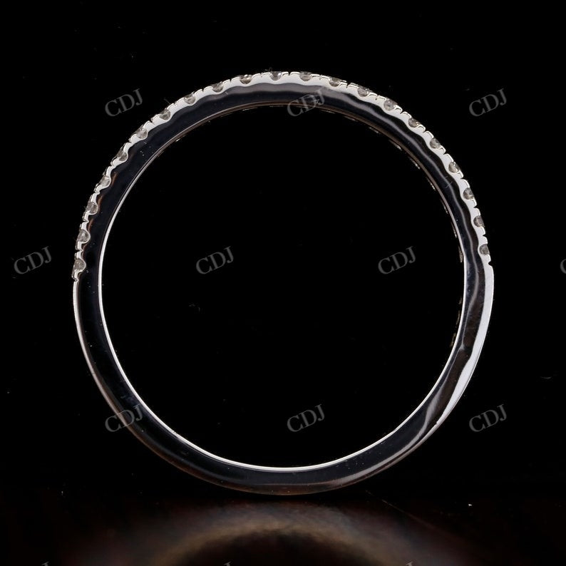 1.2mm Round Diamond Thin Eternity Daily Wear Band  customdiamjewel   