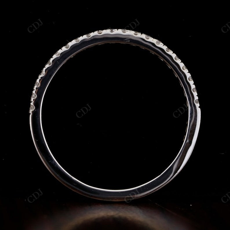 0.40CTW Round Cut CVD Diamond Thin Eternity Wedding Band  customdiamjewel   