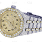 AP Royal Oak Yellow Gold Plated Diamond Watch Best Seller Custom Made Diamond Watch 32.75 CTW (Approx)  customdiamjewel   