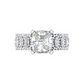 Elongated Cushion Cut 3/4 Eternity Engagement Ring  customdiamjewel   