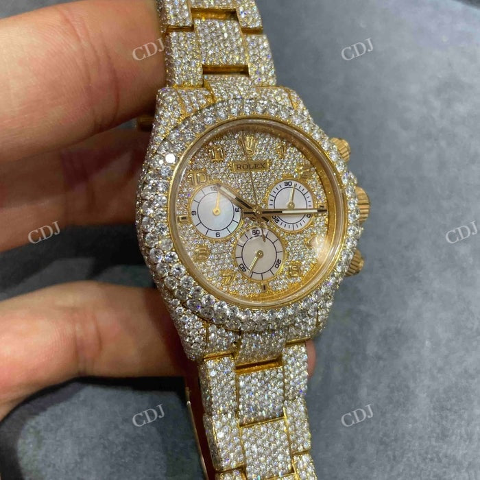 Natural Diamond Customized AP Chrono Watch  customdiamjewel   