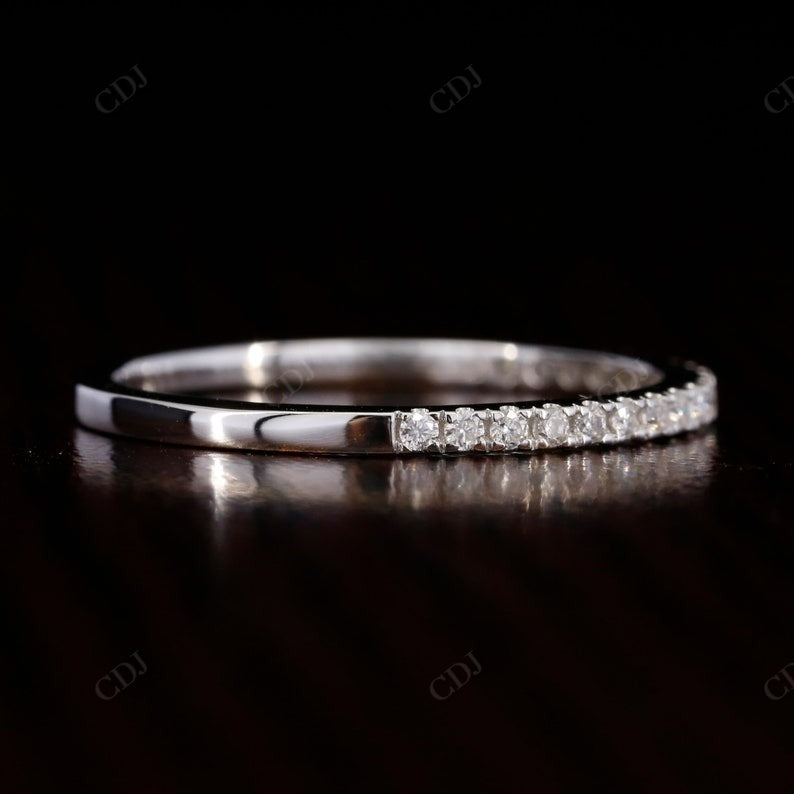 0.40CTW Round Cut CVD Diamond Thin Eternity Wedding Band  customdiamjewel   