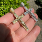 Iced Nugget Jesus On Cross Diamond Pendant  customdiamjewel   