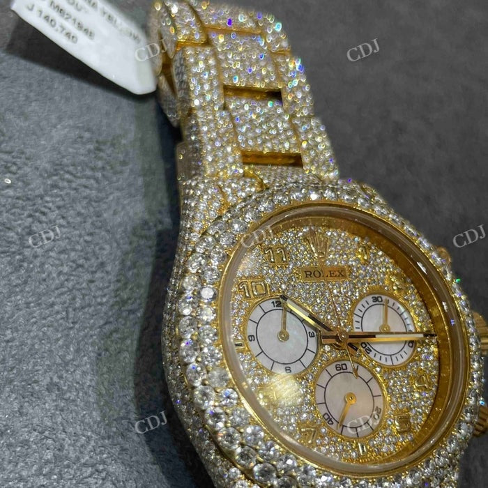 Natural Diamond Customized AP Chrono Watch  customdiamjewel   