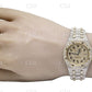 AP Royal Oak Yellow Gold Plated Diamond Watch Best Seller Custom Made Diamond Watch 32.75 CTW (Approx)  customdiamjewel   