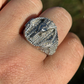 Egyptian King Pharaoh Face Iced Baguette Diamond Ring  customdiamjewel   