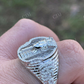 Egyptian King Pharaoh Face Iced Baguette Diamond Ring  customdiamjewel   