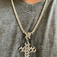 Men's Cuban Cross Gold Pendant  customdiamjewel   