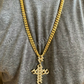 Men's Cuban Cross Gold Pendant  customdiamjewel   